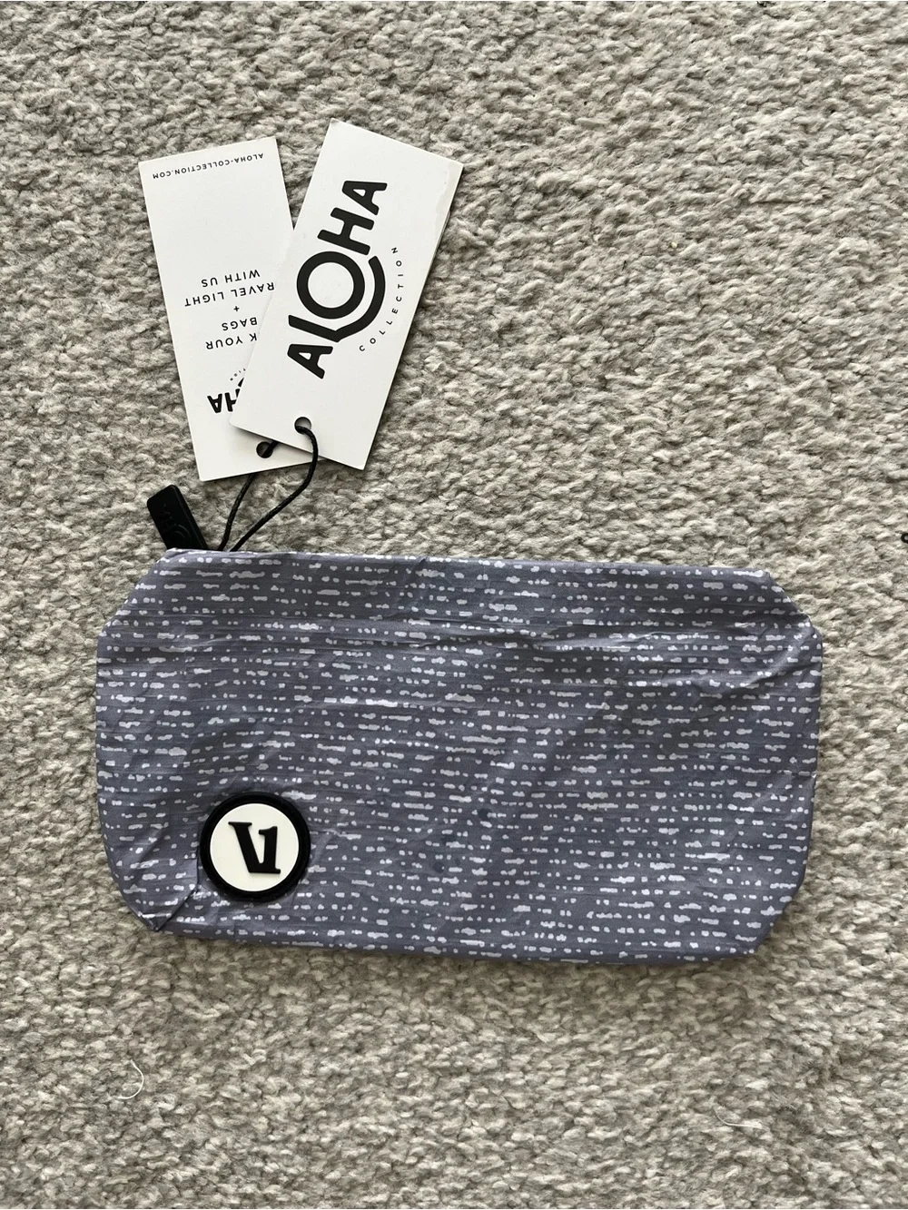 NWT Vuori x Aloha Pouch and Pink Lululemon Crew Socks Size Large